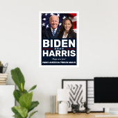 Biden Harris 2020 Collectible Keepomwille Foto Poster (Thuiskantoor)