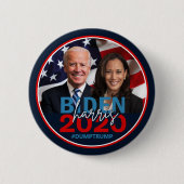 Biden Harris 2020 Cool Collectible Button Buttonne (Voorkant)