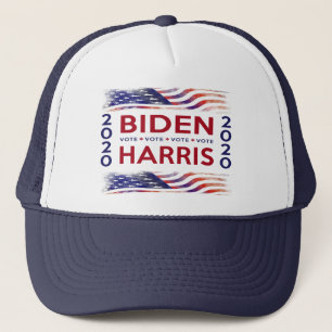 Biden Harris 2020 Democratie staat op de stembus Trucker Pet