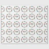 Biden/Harris 2020 feestelijke kerst Cadeaupapier (Vlak)