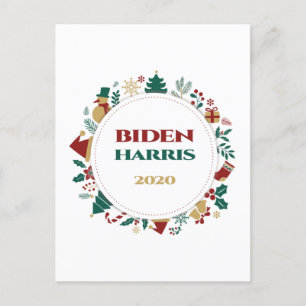 Biden/Harris 2020 feestelijke kerst Feestdagenkaart