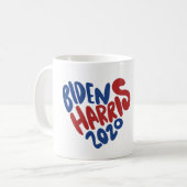 Biden Harris 2020 Hart Koffiemok (Voorkant links)