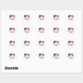 Biden Harris 2020 Hart Sticker (Vel)