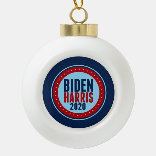 Biden Harris 2020 Herdenking Keramische Bal Ornament (Voorkant)
