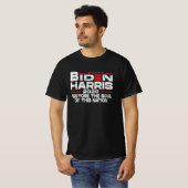 Biden harris 2020 herstelt de ziel van dit land t-shirt (Voorkant volledig)