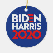 Biden Harris 2020 Holiday Keramisch Ornament (Voorkant)