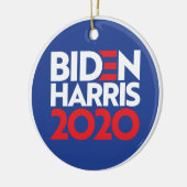 Biden Harris 2020 Holiday Keramisch Ornament (Links)