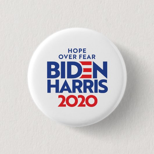 BIDEN HARRIS 2020 - Hoop op angst Ronde Button 3,2 Cm (Voorkant)