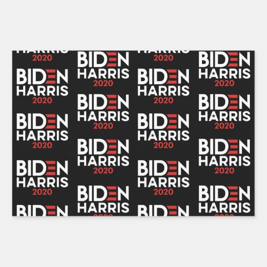 Biden Harris 2020 - Joe en Kamala Bold Inpakpapier Vel (Voorkant 3)