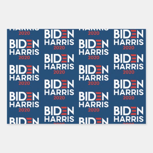 Biden Harris 2020 - Joe en Kamala Bold Inpakpapier Vel (Voorkant)