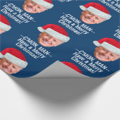 Biden Harris 2020 - Joe Santa Hat - C'mon Man Cadeaupapier (Hoek)