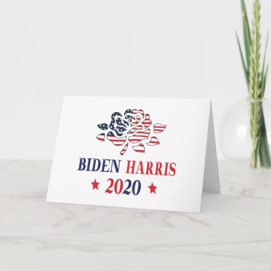 Biden Harris 2020 Kaart (Voorkant)