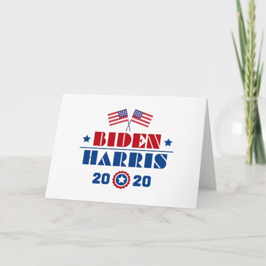 Biden Harris 2020 Kaart (Voorkant)
