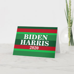 Biden Harris 2020 Kerstmis Feestdagen Kaart