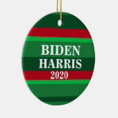 Biden Harris 2020 Kerstmis Keramisch Ornament (Rechts)