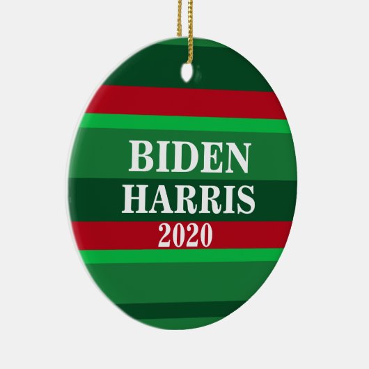 Biden Harris 2020 Kerstmis Keramisch Ornament (Rechts)