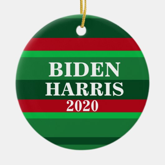 Biden Harris 2020 Kerstmis Keramisch Ornament (Voorkant)