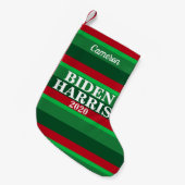 Biden Harris 2020 Kerstmis Kleine Kerstsok (Voorkant (Hangend))