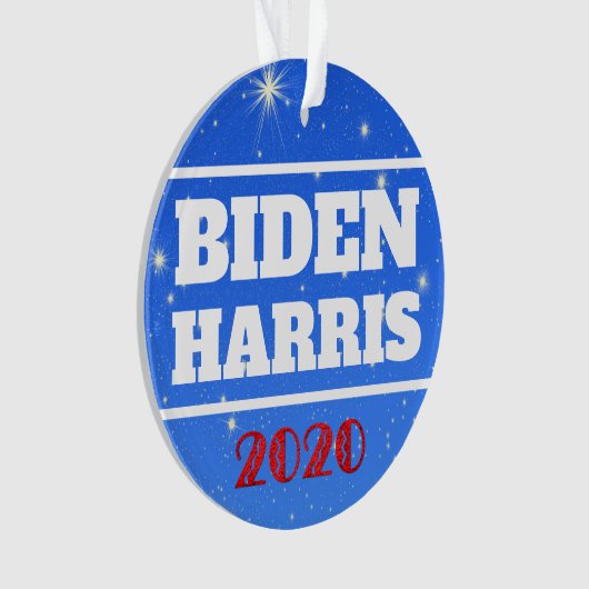 Biden Harris 2020 Kerstmis Ornament (voorkant)