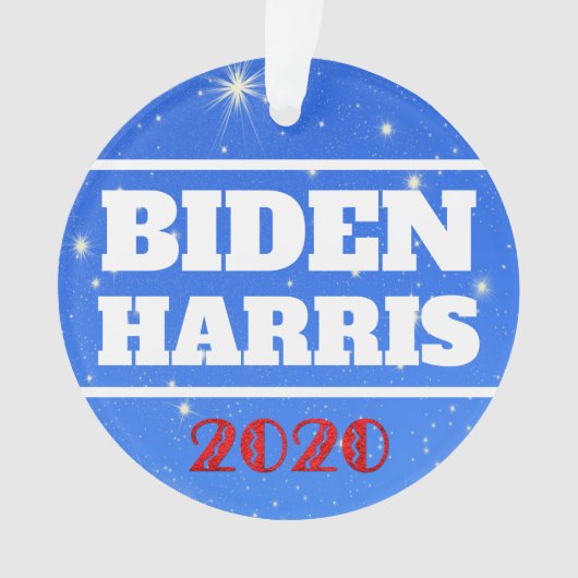 Biden Harris 2020 Kerstmis Ornament (voorkant)