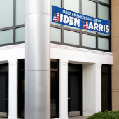 Biden Harris 2020 MAKE AMERICA SANE WEER Spandoek (Buitenkant Gebouw)