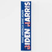 Biden Harris 2020 MAKE AMERICA SANE WEER Spandoek (Verticaal)