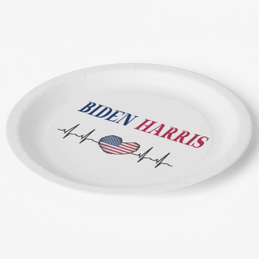 Biden Harris 2020 Papieren Bordje (Gekanteld)