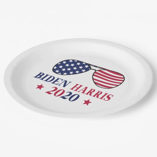 Biden Harris 2020 Papieren Bordje (Gekanteld)