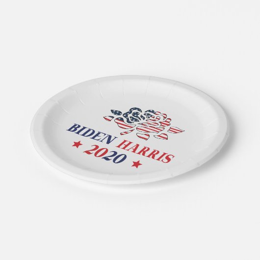 Biden Harris 2020 Papieren Bordje (Gekanteld)