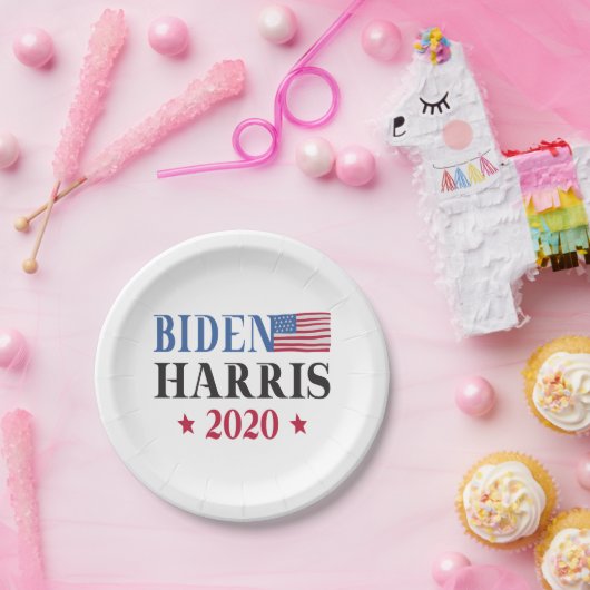 Biden Harris 2020 Papieren Bordje (Feest)
