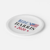 Biden Harris 2020 Papieren Bordje (Gekanteld)