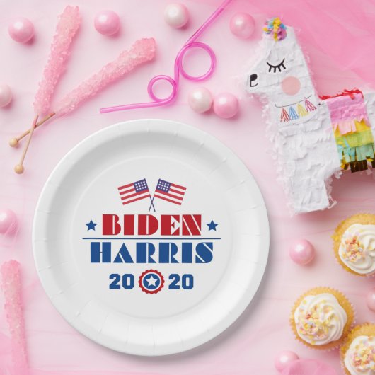 Biden Harris 2020 Papieren Bordje (Feest)