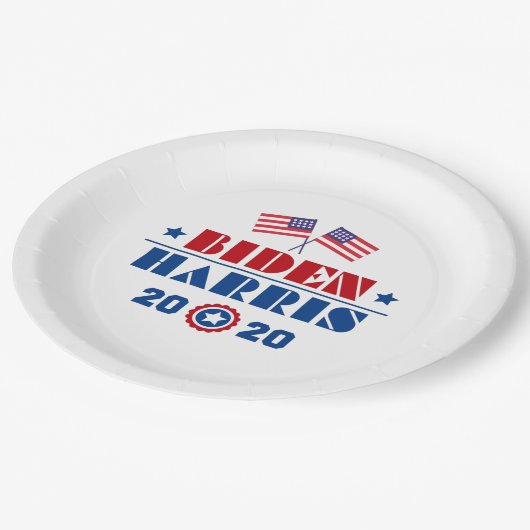 Biden Harris 2020 Papieren Bordje (Gekanteld)