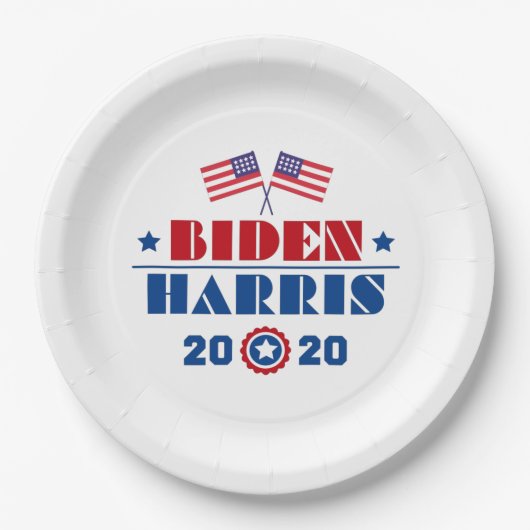 Biden Harris 2020 Papieren Bordje (Voorkant)