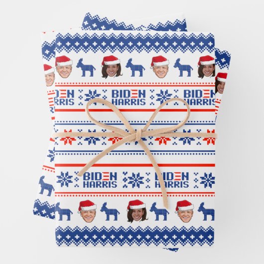BIDEN HARRIS 2020 PATROON INPAKPAPIER VEL (In situ)