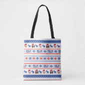 BIDEN HARRIS 2020 PATROON TOTE BAG (Voorkant)