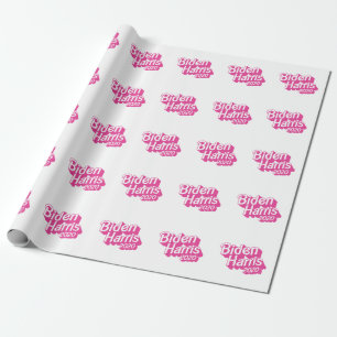 Biden Harris 2020 Pink Pride Cadeaupapier