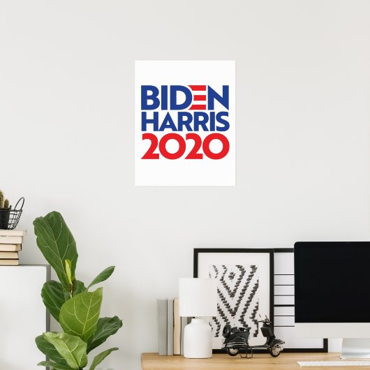 BIDEN HARRIS 2020 POSTER (Thuiskantoor)