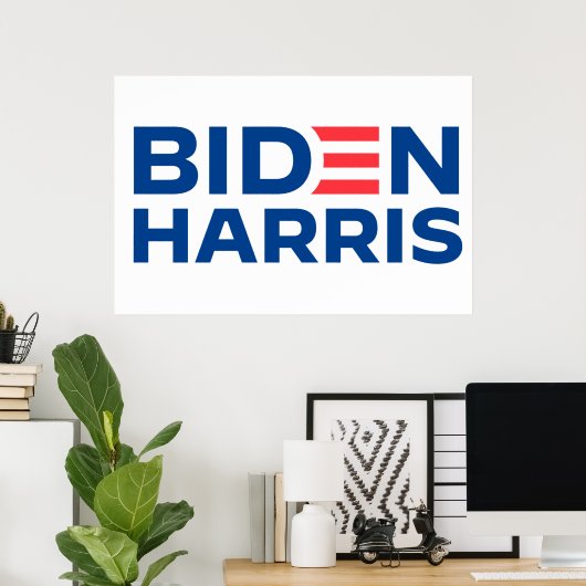 Biden Harris 2020 President Poster (Thuiskantoor)