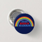 Biden Harris 2020 Rainbow-Button Ronde Button 3,2 Cm (Voorkant /achterkant)