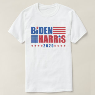 Biden/Harris 2020 Red White Blue Stars Stripes T-shirt