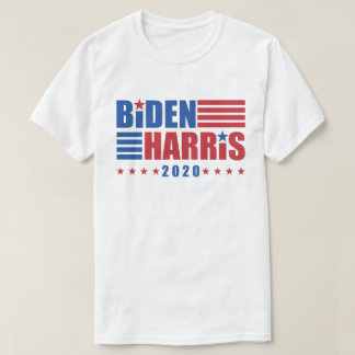 Biden/Harris 2020 Red White Blue Stars Stripes T-shirt