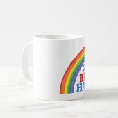 Biden Harris 2020 Regenboog Koffiemok (Voorkant links)
