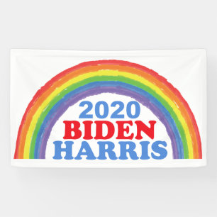 Biden Harris 2020 Regenboog Spandoek