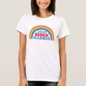 Biden Harris 2020 Regenboog T-shirt (Voorkant)