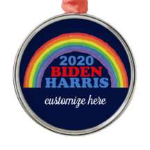 Biden Harris 2020 Regenboogkerstmis, aangepast