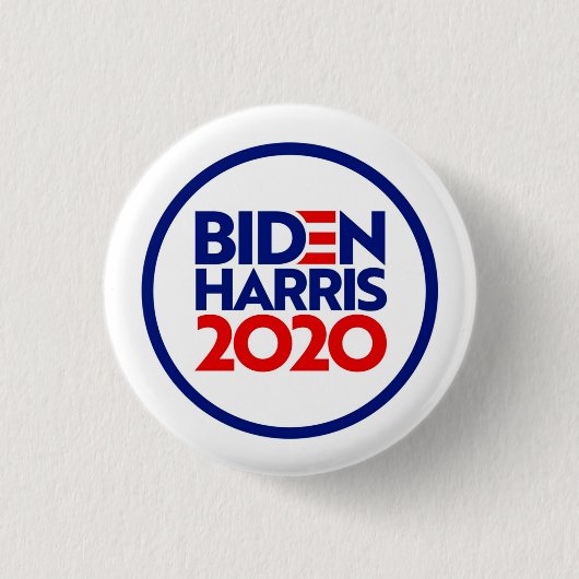 Biden/Harris 2020 Ronde Button 3,2 Cm (Voorkant)