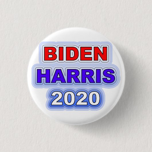 Biden Harris 2020 Ronde Button 3,2 Cm (Voorkant)