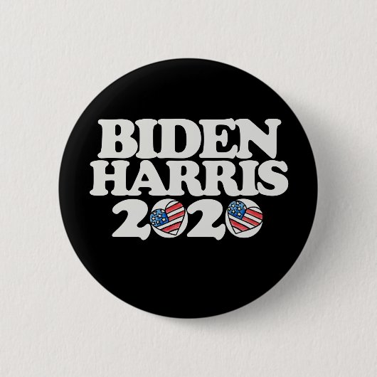Biden Harris 2020 Ronde Button 5,7 Cm (Voorkant)