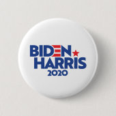 BIDEN HARRIS 2020 RONDE BUTTON 5,7 CM (Voorkant)